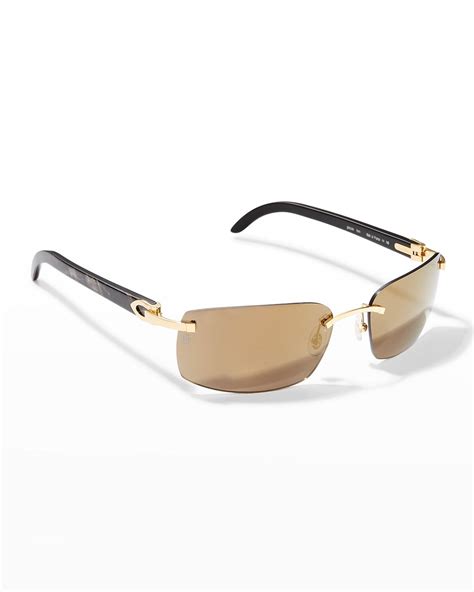 cartier sunglasses mens cheap|cartier rimless eyeglasses for men.